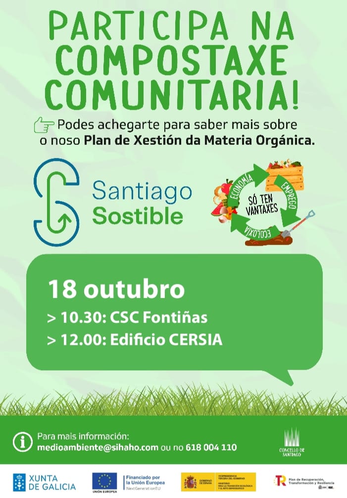 Continuamos coas charlas informativas sobre compostaxe comunitaria