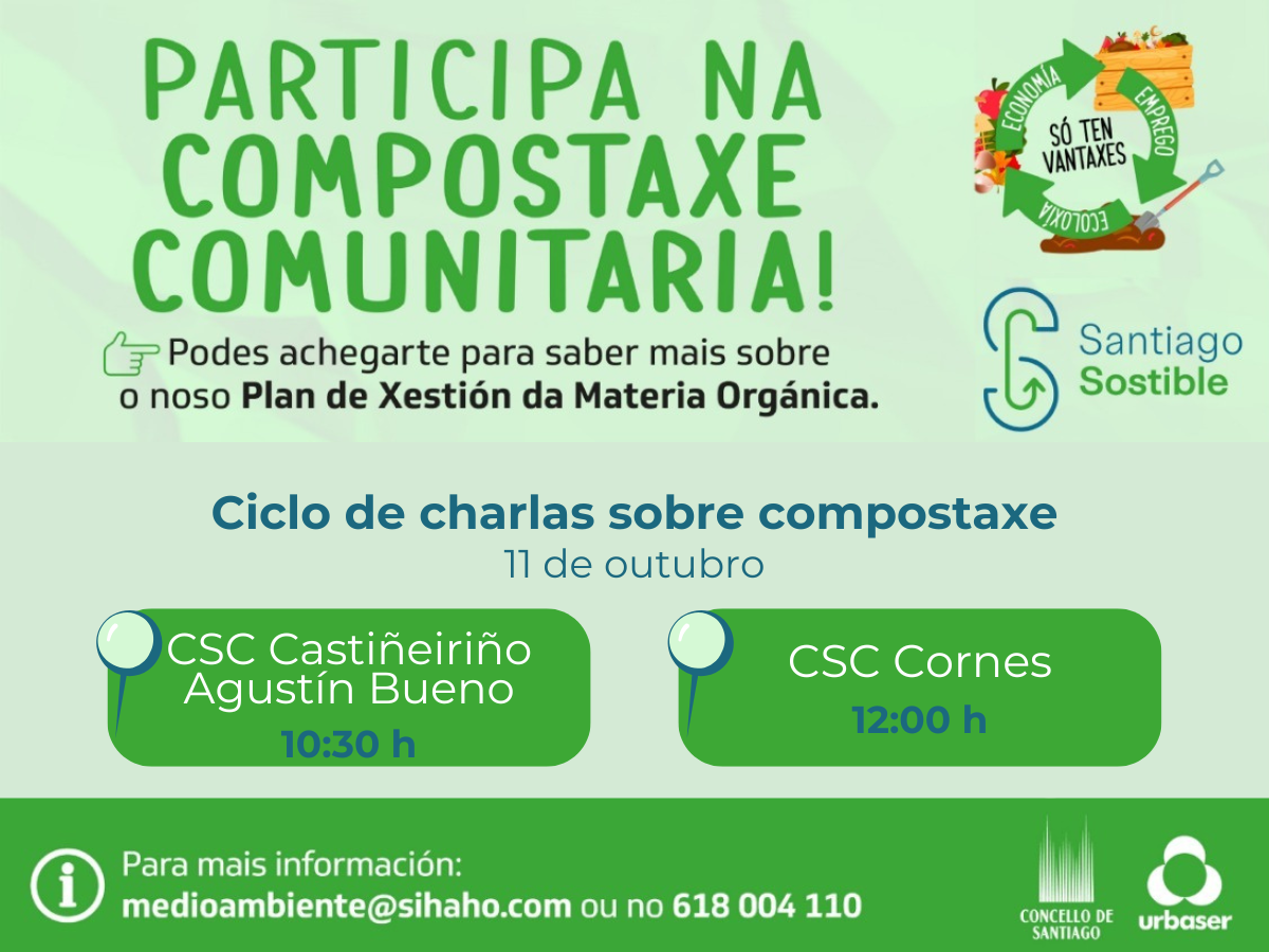 Nova acción informativa sobre compostaxe comunitaria